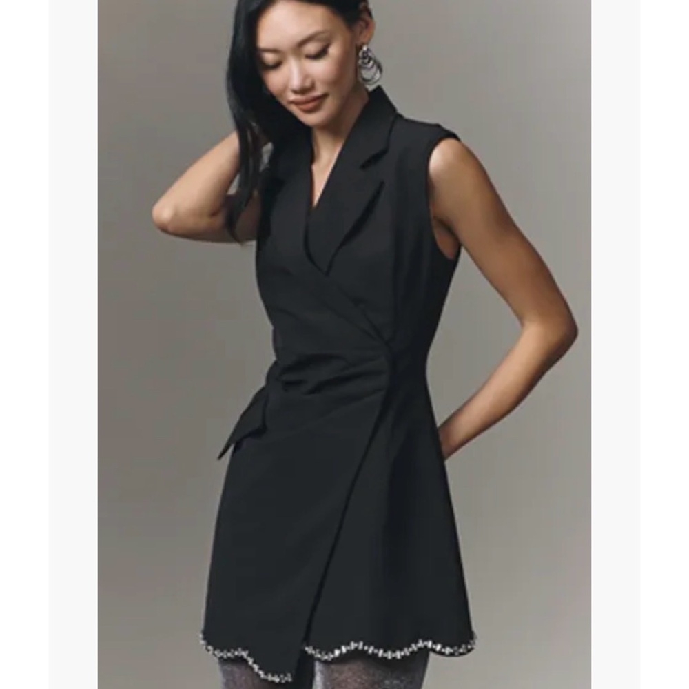 En Saison Roza sleeves tailored mini dress XS